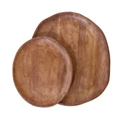 Deko-Teller Organisch Ø40cm MANGO DAYS In Braun -Einrichtungsgeschäft butlers deko teller organisch o40cm mango days in braun 3